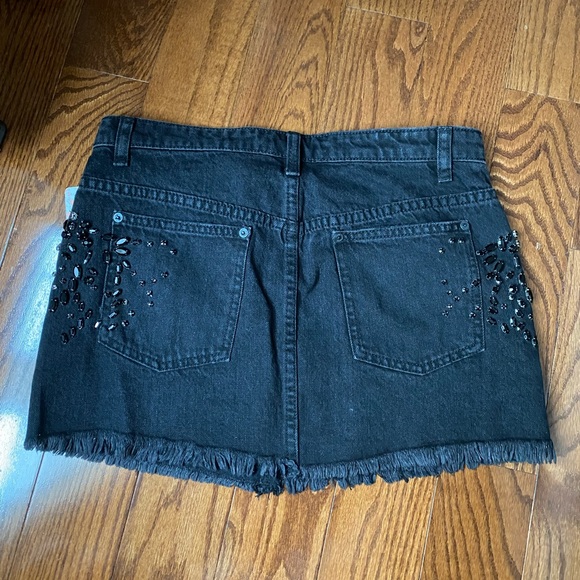 Free people black mini skirt - Picture 4 of 7